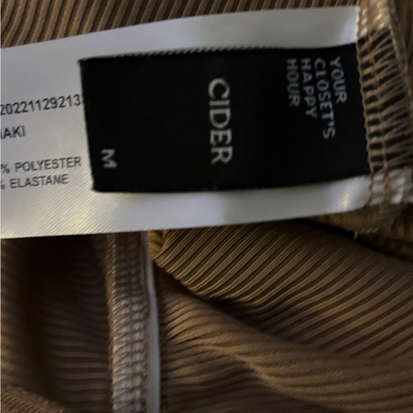 Cider Sleeveless Tan Jumpsuit Size M - Picture 6 of 7